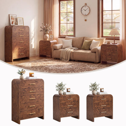 Curved 8 + 3 Drawer Set