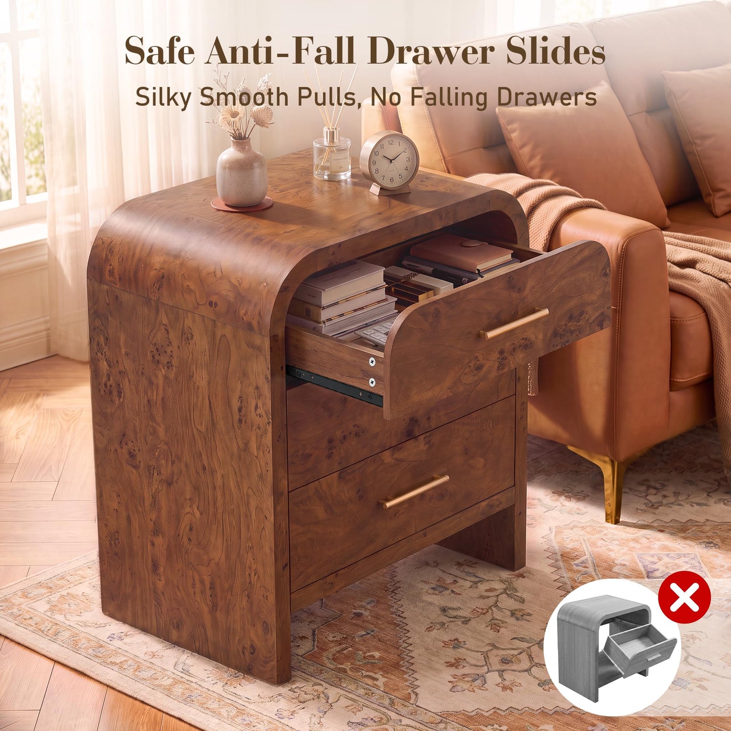 Curved 8 + 3 Drawer Set