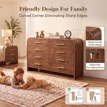 Curved 8 + 3 Drawer Set