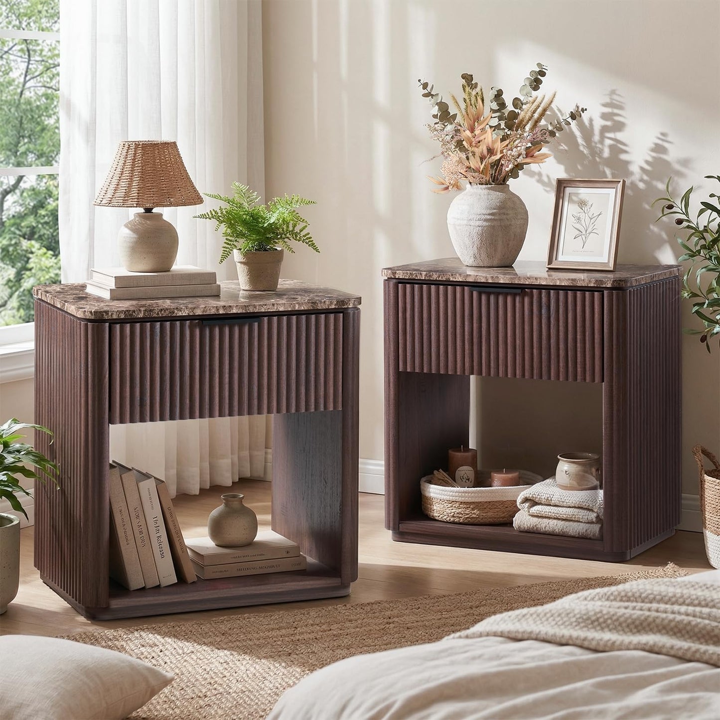 Ripple 1-Drawer Nightstand