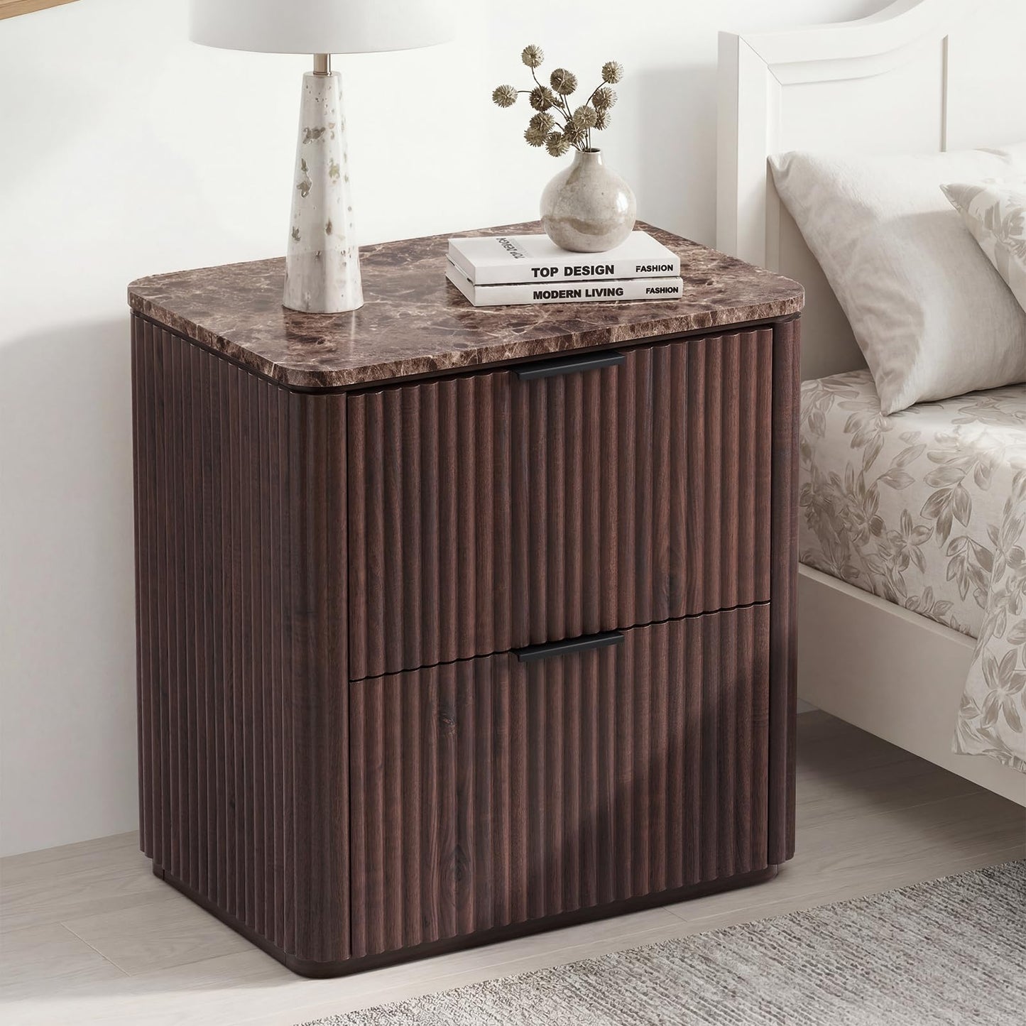 Ripple 2-Drawer Nightstand