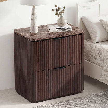 Ripple 2-Drawer Nightstand