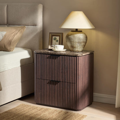 Ripple 2-Drawer Nightstand