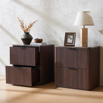 Ripple 2-Drawer Nightstand