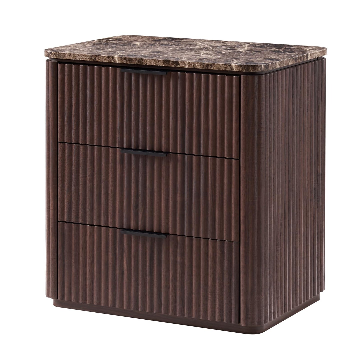 Ripple 3-Drawer Nightstand