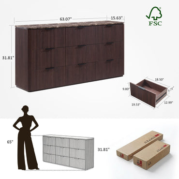 Ripple 9-Drawer Dresser