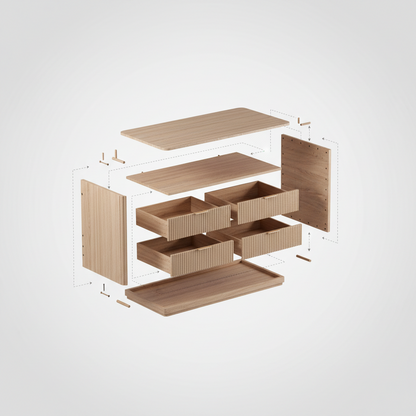 Ripple 8-Drawer Dresser