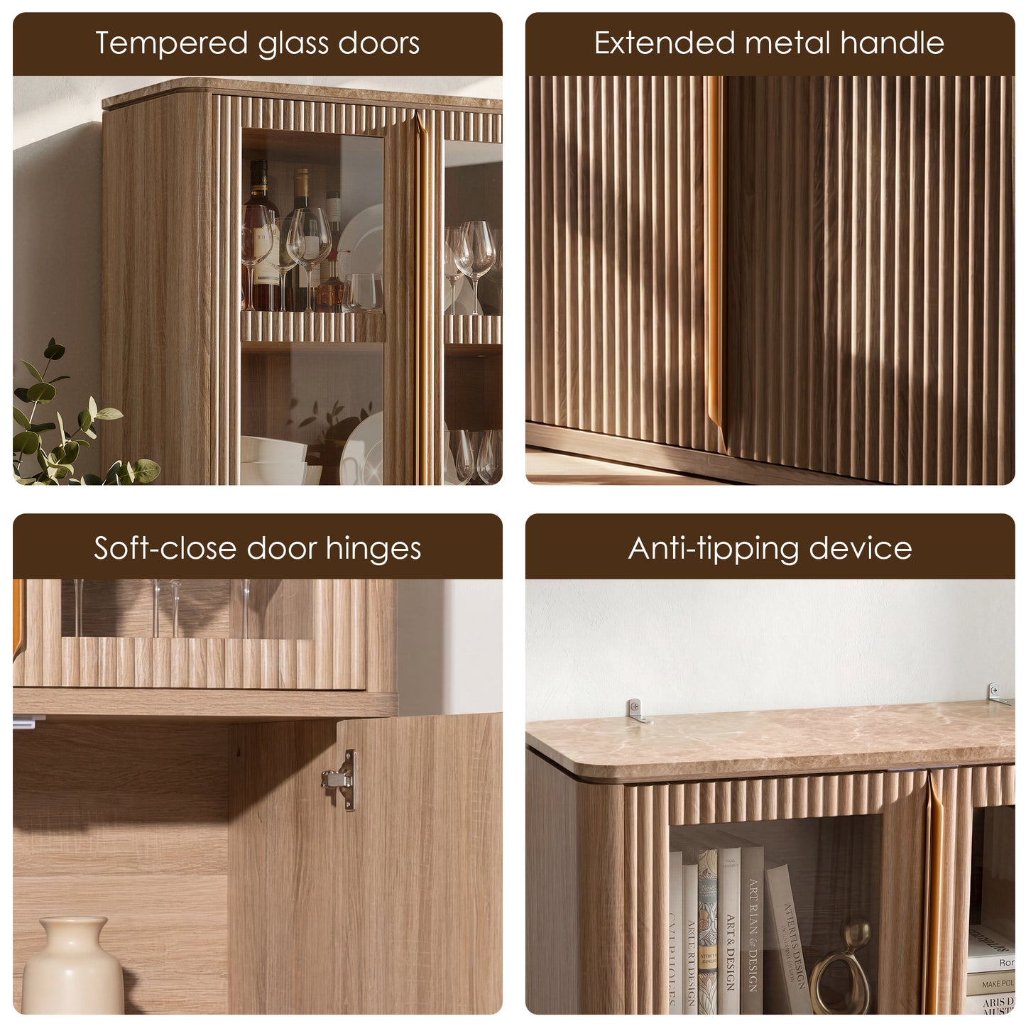 Ripple Pantry Cabinet