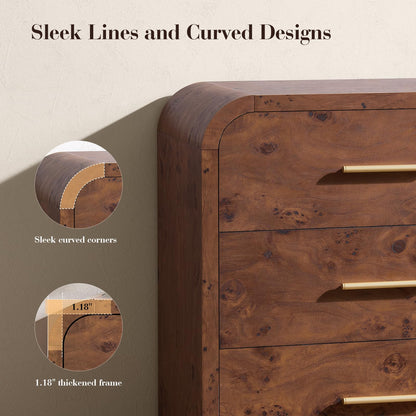 Curved 9 + 1 Drawer Set