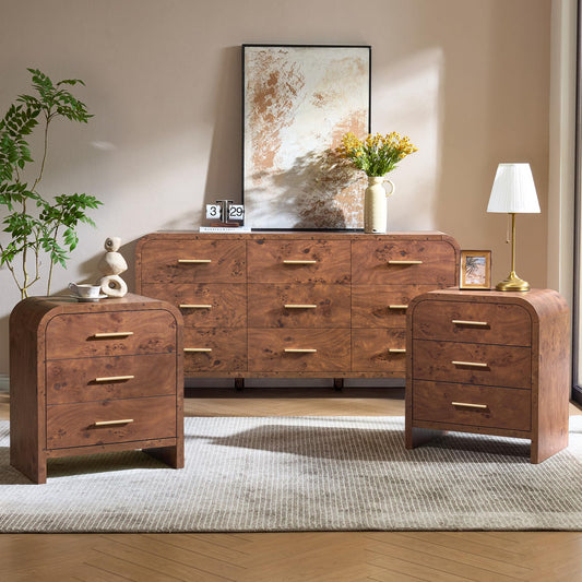 Curved 9 + 3 Drawer Set