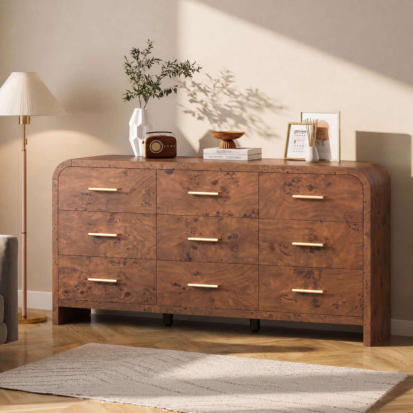 Curved 9 + 3 Drawer Set