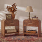 Curved 1-Drawer Nightstand
