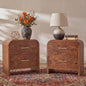 Curved 2-Drawer Nightstand