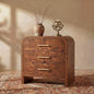 Curved 3-Drawer Nightstand