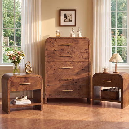 Curved 5 + 1 Drawer Set