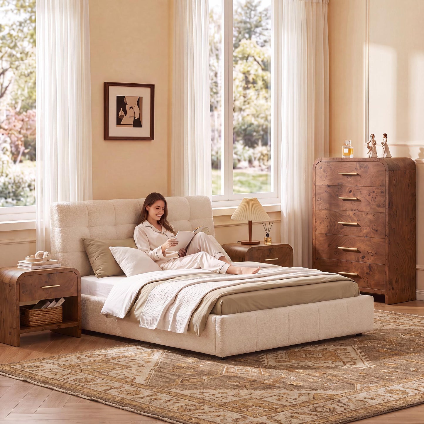 Curved 5 + 1 Drawer Set