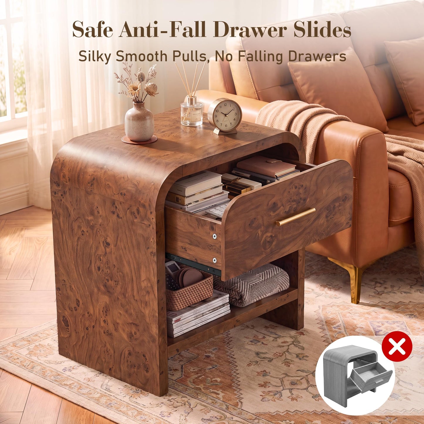 Curved 5 + 1 Drawer Set