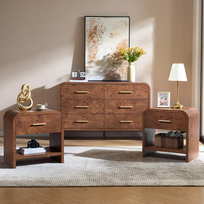 Curved 6 + 1 Drawer Set
