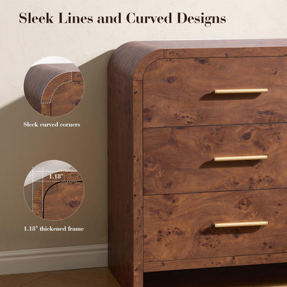 Curved 6 + 2 Drawer Set