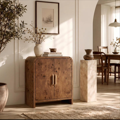 Curved 2-Door Cabinet