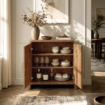 Curved 2-Door Cabinet