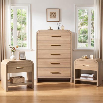 Curved 5 + 1 Drawer Set