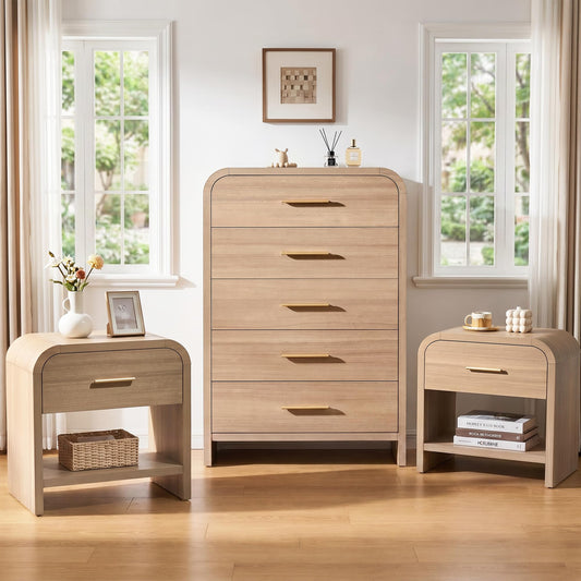 Curved 5 + 1 Drawer Set