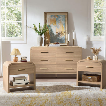 Curved 6 + 1 Drawer Set