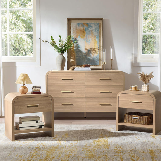Curved 6 + 1 Drawer Set