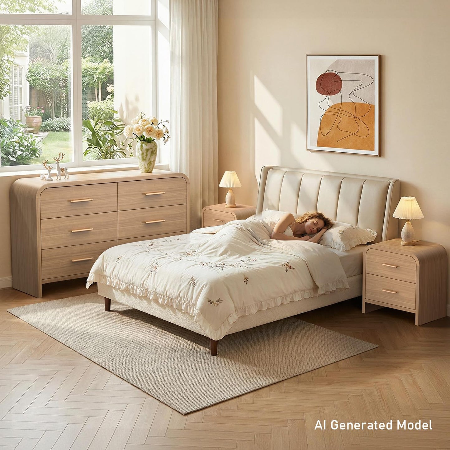 Curved 6 + 2 Drawer Set
