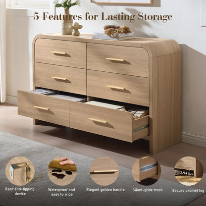 Curved 6 + 2 Drawer Set