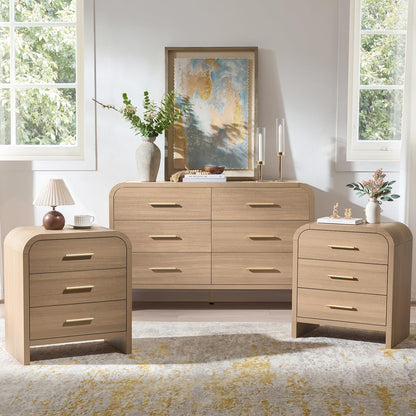 Curved 6 + 3 Drawer Set