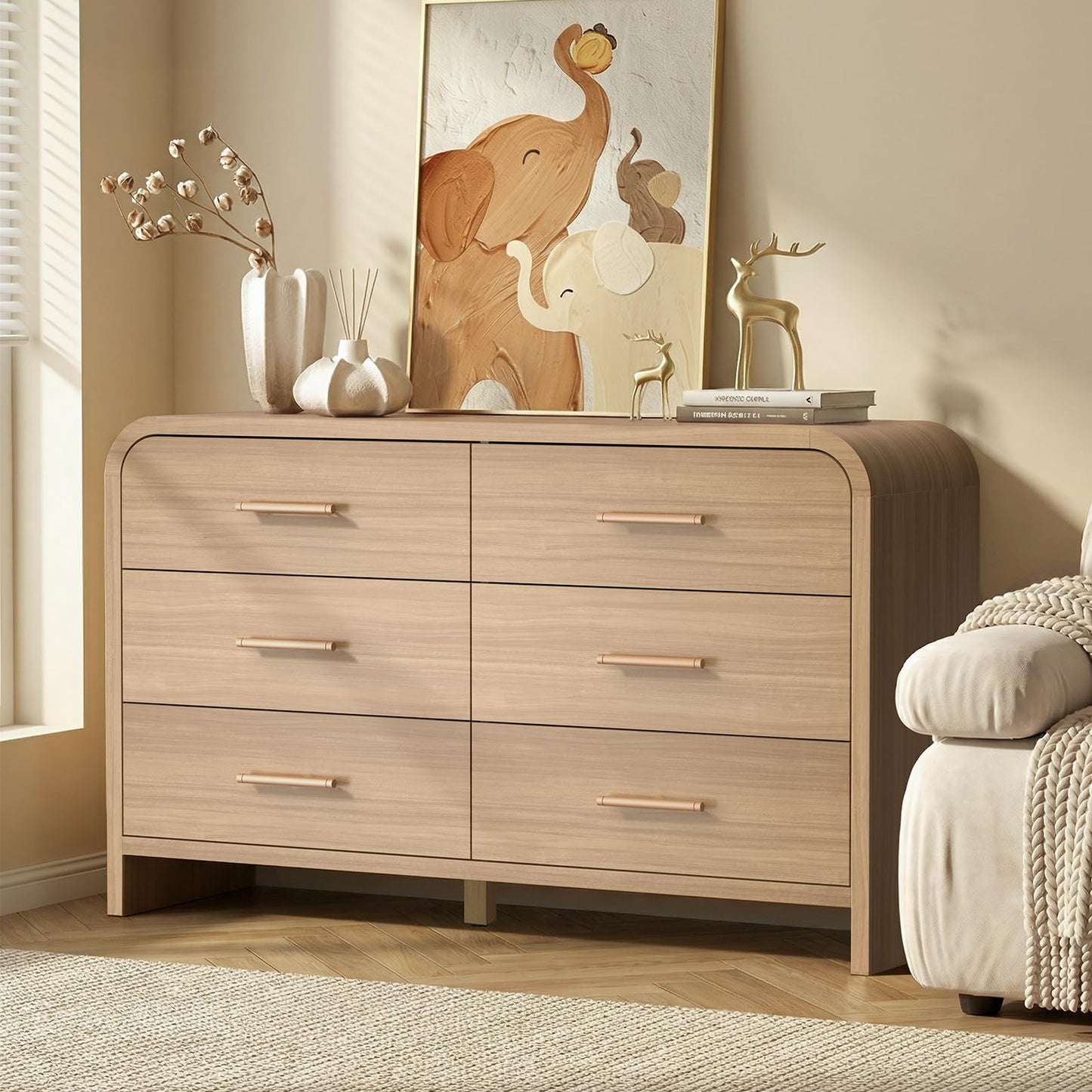 Curved 6 + 3 Drawer Set