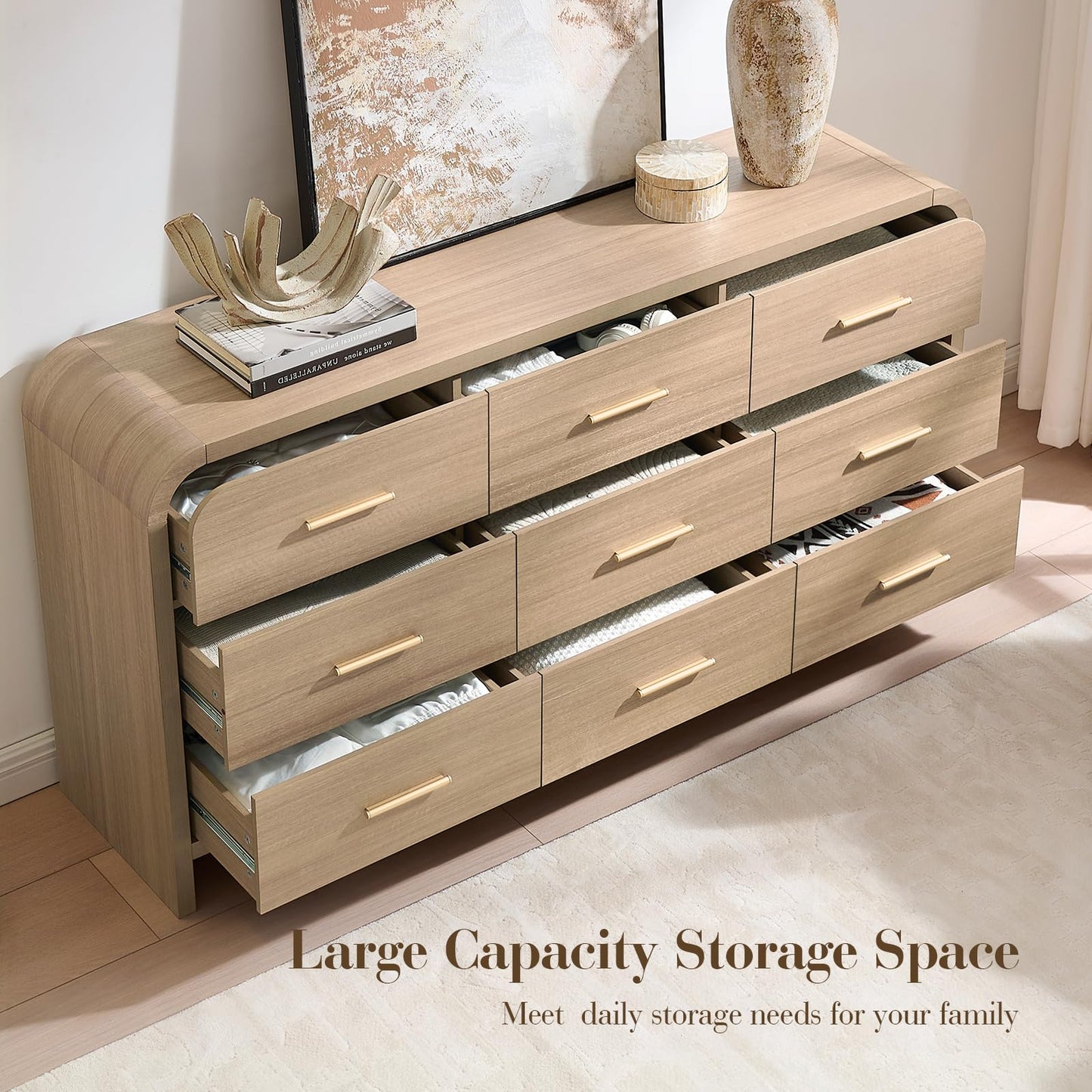 Curved 9 + 1 Drawer Set