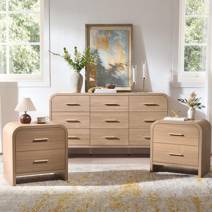 Curved 9 + 2 Drawer Set