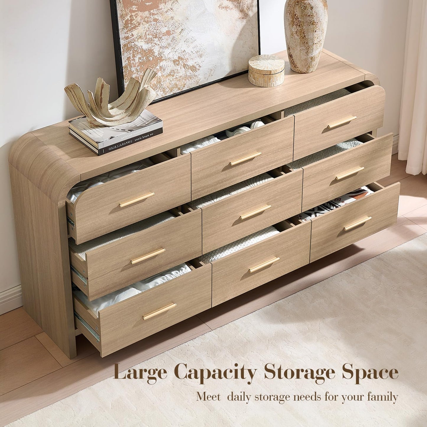 Curved 9 + 2 Drawer Set
