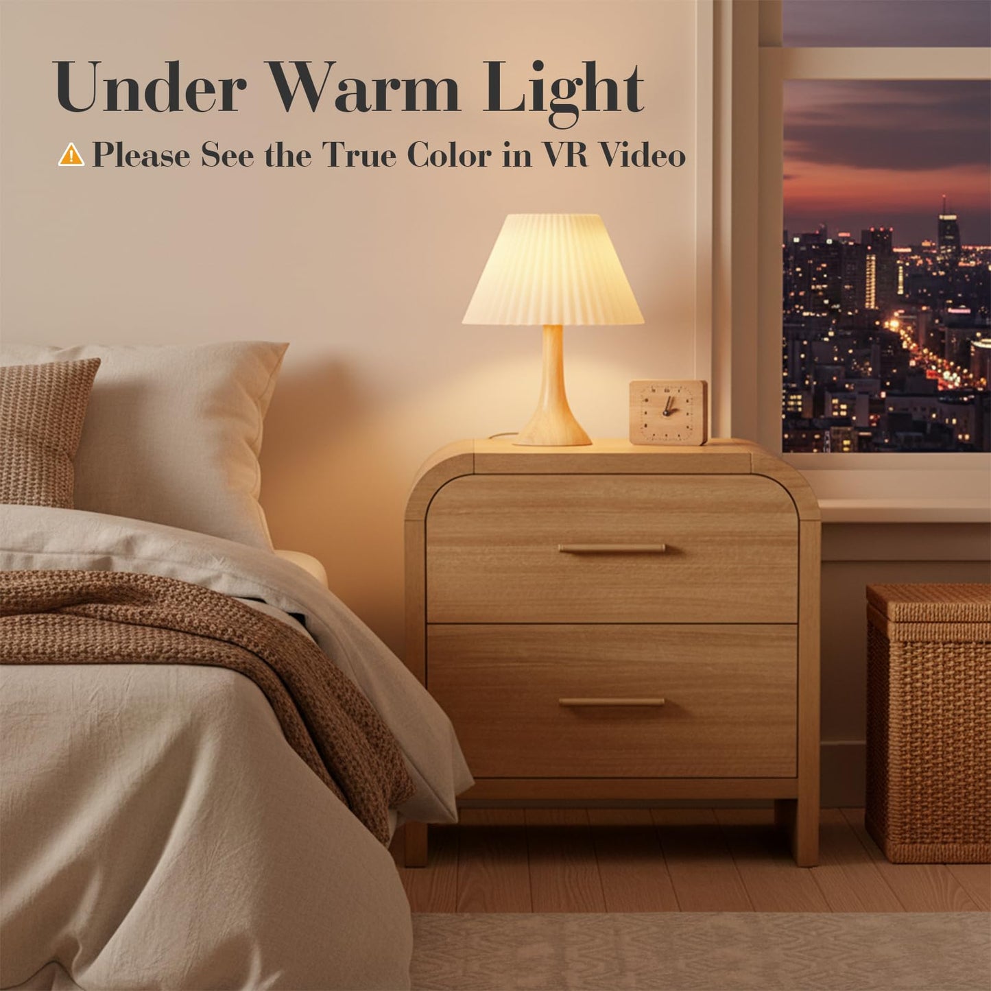 【Halloween Pre-Sale】Curved 2-Drawer Nightstand-2Pcs