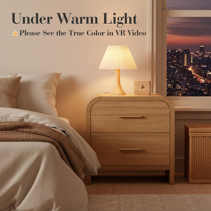 【Halloween Pre-Sale】Curved 2-Drawer Nightstand-2Pcs