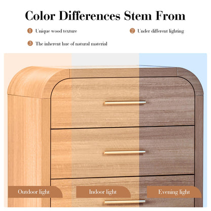 【Halloween Pre-Sale】Curved 3-Drawer Nightstand-2Pcs