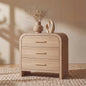 Curved 3-Drawer Nightstand