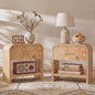 Curved 1-Drawer Nightstand
