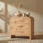 Curved 3-Drawer Nightstand