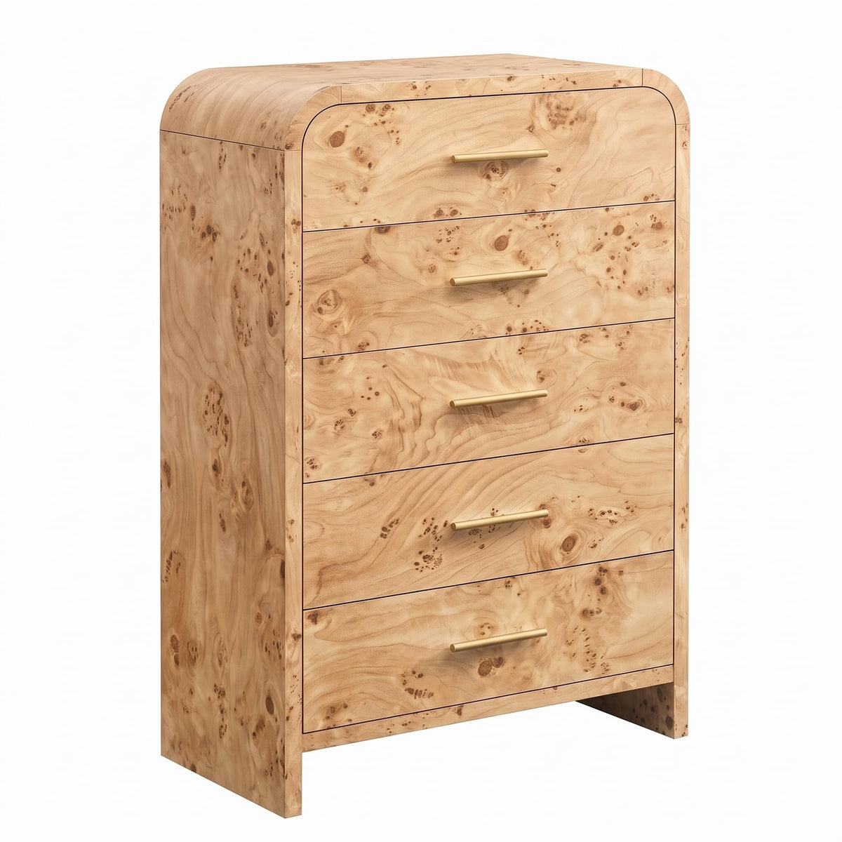 Curved 5-Drawer Dresser