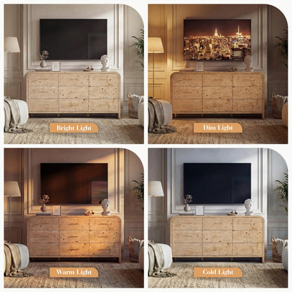 Curved 9-Drawer Dresser