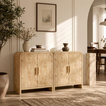 Curved 2-Door Cabinet