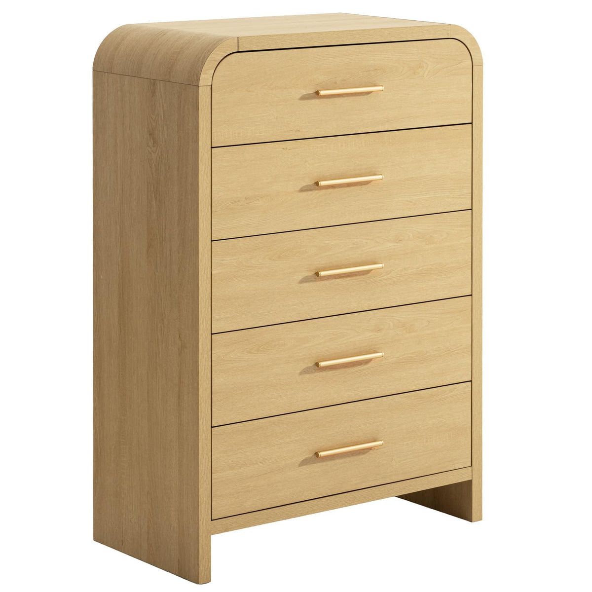 Curved 5-Drawer Dresser