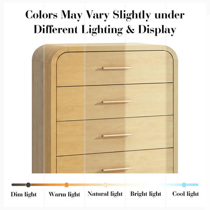 Curved 5-Drawer Dresser