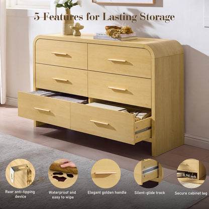 Curved 6 + 1 Drawer Set