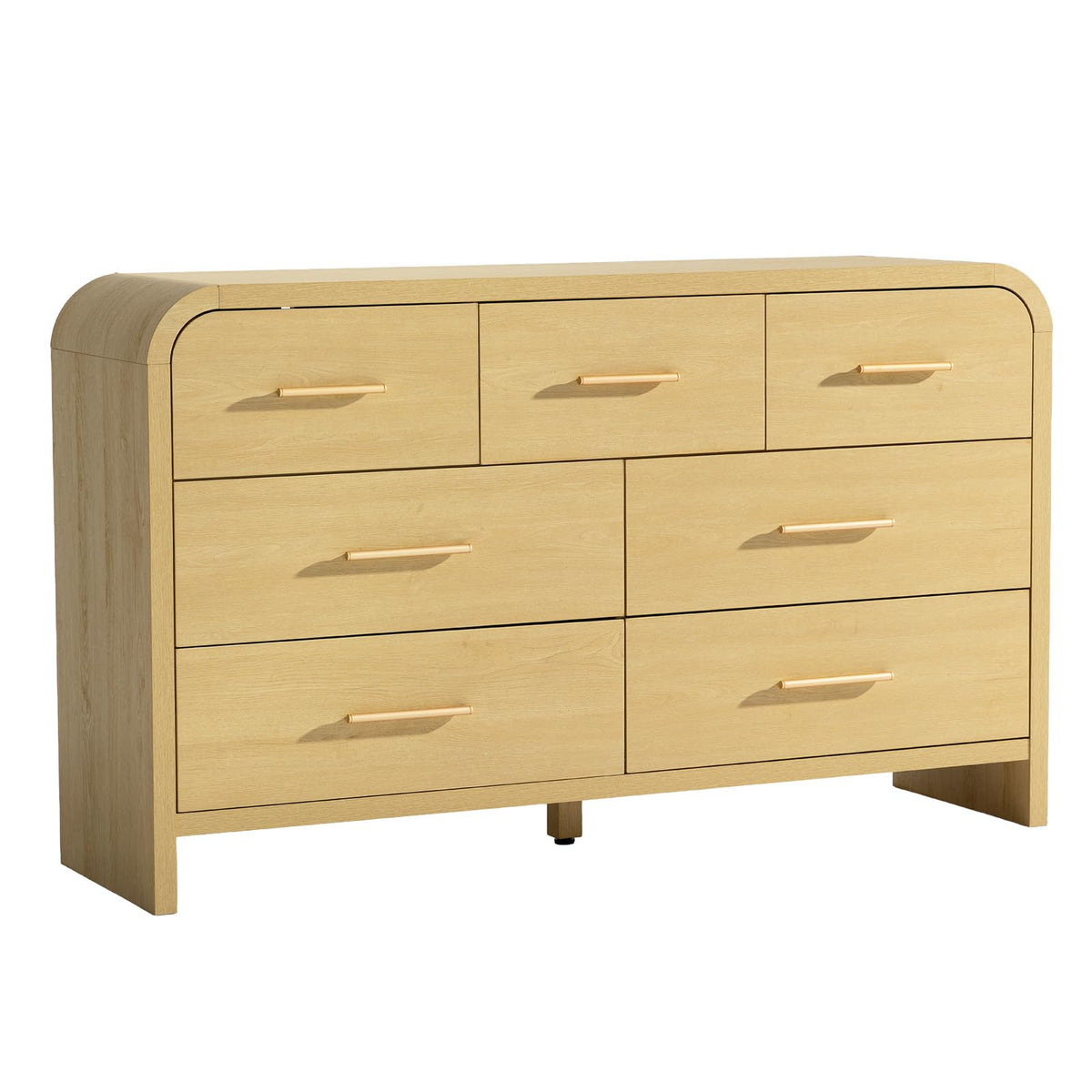 Curved 7-Drawer Dresser