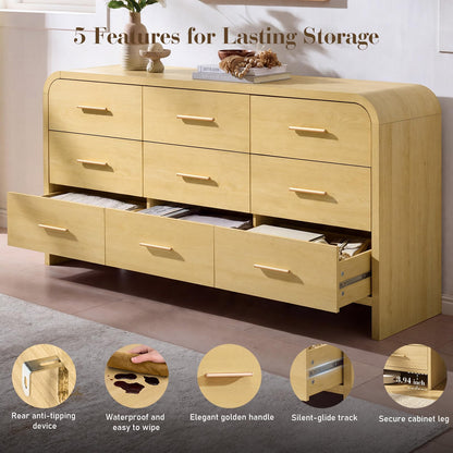 Curved 9 + 2 Drawer Set